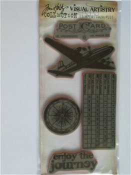 Tim Holtz cling stamp the journey - 1