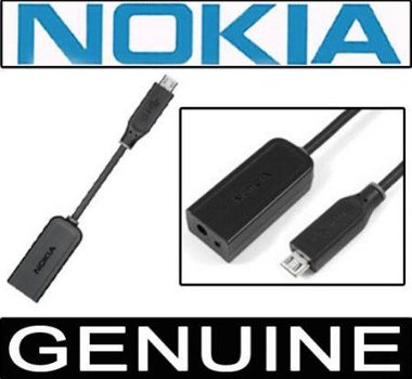 Verloopplug van Oude Nokia naar Micro USB Stekker, Nieuw, € - 1