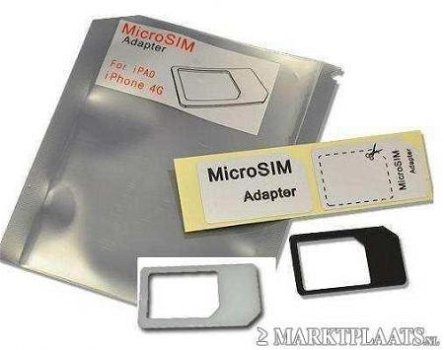 Micro Sim Card Adapter, Nieuw, €1.95 - 1