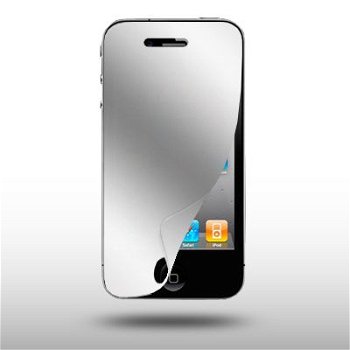 Mirror / Spiegel voor en achter Protector, voor iPhone 4G, € - 1