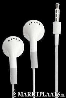 Headset, oordopjes voor iPhone2G,3G,3GS,4G,iPod,Nieuw, €5.95