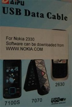 Data kabel voor Nokia 7100s en meer modellen, Nieuw, €6 - 1