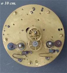 Pendule uurwerk voor onderdelen = Pfeilkreuz =10814