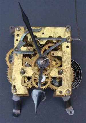 === Regulateur uurwerk = Doldonia = oud === 10838 - Afbeelding 2