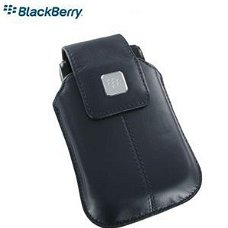 Leer Hoesje voor BlackBerry 9700, 8900, 8520, Zwart,€5.95