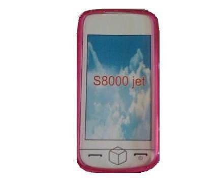 Silicon Hoesje Samsung S8000 Jet D-Roze, Nieuw, €5.50 - 1