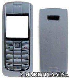 Frontje voor Nokia 2630 zilver-zwart, rood-zwart, Nieuw, €5.
