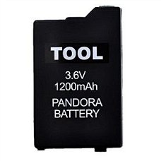 Pandora Batterij Tool voor PSP 2000 en 3000, 1200mAh, €15 .