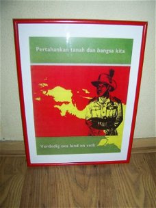 Wervings poster Papoea vrijwilligers korps
