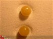 Amber, Barnsteen oorstekers 6mm rond JSE 26 - 1 - Thumbnail