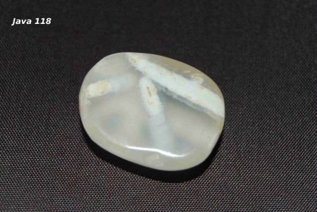 #118 Cabochon Fossiel Koraal Fossil Coral Cabochon - 1