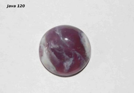 #120 Paarse Chalcedoon chalcedony cabochon Java - 1