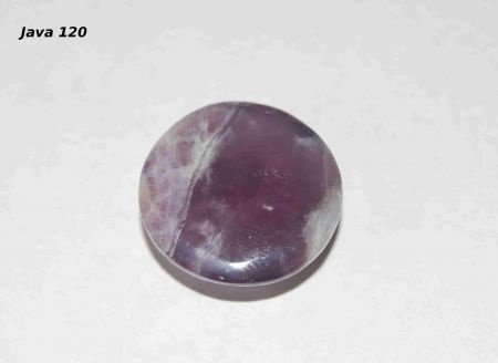 #120 Paarse Chalcedoon chalcedony cabochon Java - 2