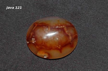 #121 Chalcedoon chalcedony cabochon Java - 1