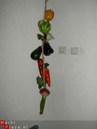 hanger met papiermache fruit uit mexico 1 meter - Afbeelding 2