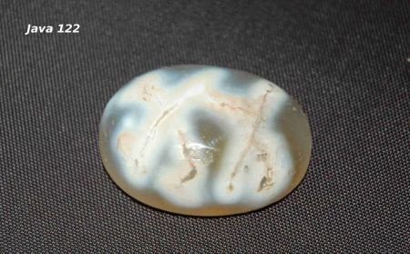 #122 Chalcedoon cabochon Java - 1