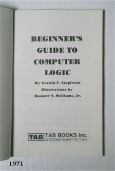 [1971] Beginner’s Guide to Computer Logic, Stapleton, TAB - 2