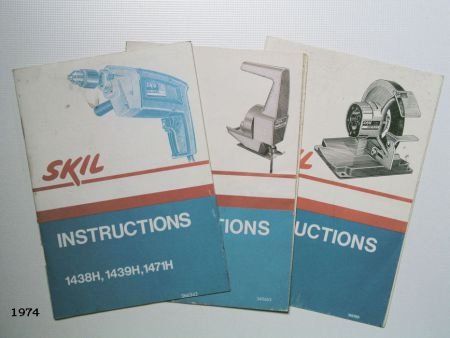 [1974] Skil Instructions, Power Tools - 1