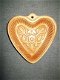Puddingvorm Hart Hartvormig grauw gelig aardewerk - 1 - Thumbnail