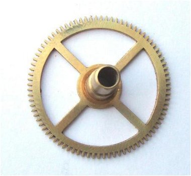 === Uurrad Franse pendule / regulateur = oud === 10973 - 1