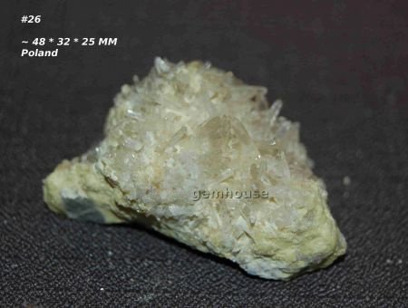 GRPL #26 Seleniet of Gips & Zwavel Kristallen Polen - 1
