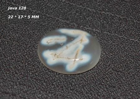 #128 Chalcedoon cabochon Java - 1