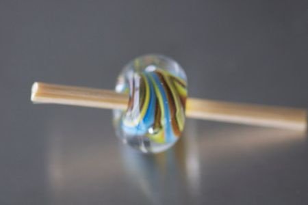 1 glaskraal / bead voor trllbeads armband regenboog 1. - 1