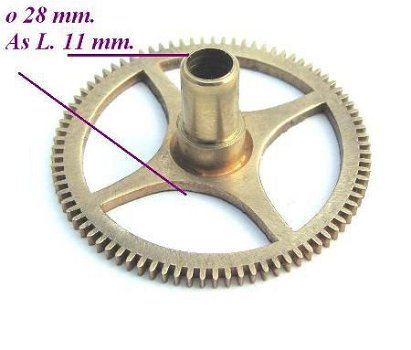 === Uurrad Franse pendule / regulateur = oud === 11017 - 2