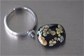 Ringtop glasbead raku rechthoek verwisselbaar. - 1 - Thumbnail