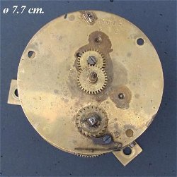 === Schoolklok uurwerk = oud === 11067