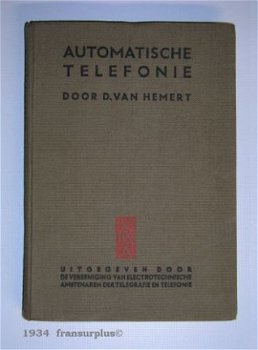 [1934] Automatische Telefonie, PTT, VEATT - 1