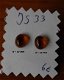 JSE33 Amber Barnsteen oorstekers Zilver 925 - 1 - Thumbnail