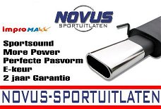 Novus Sportuitlaat BMW E46 318i 316i 318ci