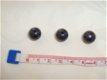 Glaskraal druppel dieppaars facet geslepen 18x12 mm - 1 - Thumbnail