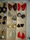 Verzameling retro broches en oorbellen en sjaalclip serie 2 - 1 - Thumbnail