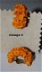 oorclips earclips Vintage 9 orange #flower - 1 - Thumbnail