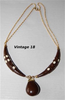 #Vintage 18 #Necklace #ketting - 1