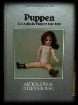 Puppen, Europaische puppen 1800-1930, Duits boek - 1