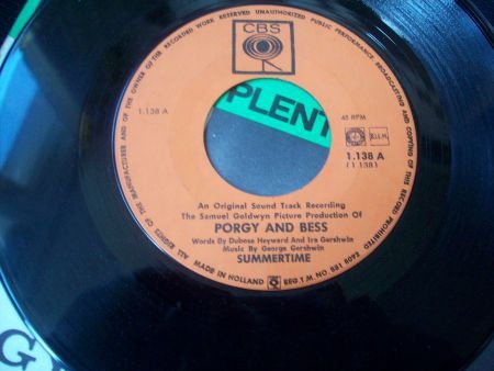 Te koop filmmuziek Porgy and Bess: Summertime - 2
