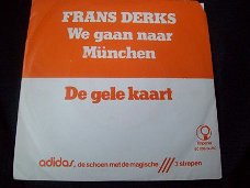 Te koop reclame /voetbalsingle Frans Derks