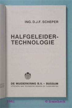 [1981] Halfgeleider-Technologie, Scheper, De Muiderkring - 2