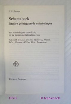 [1970] Schemaboek lineaire IC-schakelingen, Jansen, Kluwer - 2