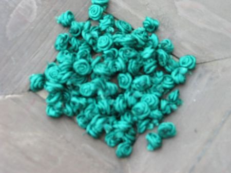 10 satin rose green - 1