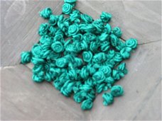 10 satin rose green