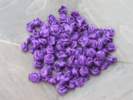 10 satin rose purple - 1