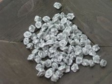 10 satin rose silver