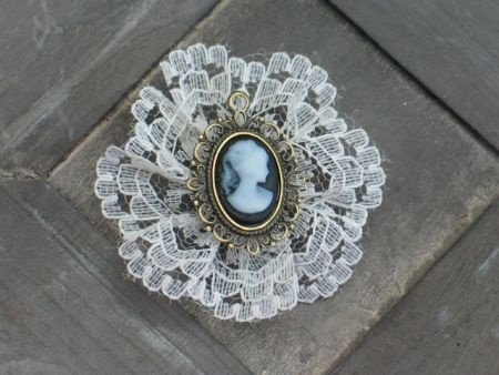 cameo 18x13 with frame charms gray - 1