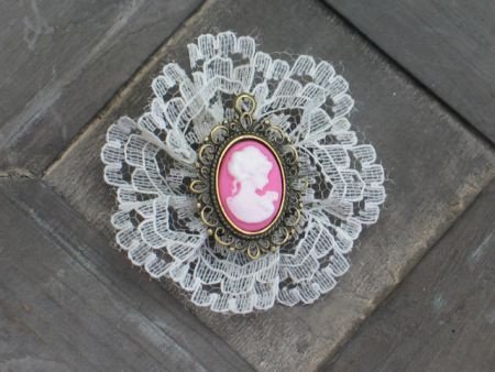 cameo 18x13 with frame charms pink - 1