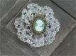 cameo 18x13 with frame charms green - 1 - Thumbnail