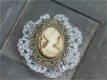 cameo 28x21 with frame 1 vintage brown - 1 - Thumbnail